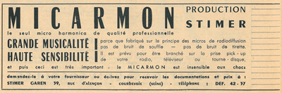 Publicité Garen, juin 1958