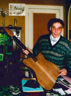 Prototype de guitare solid body Stimer